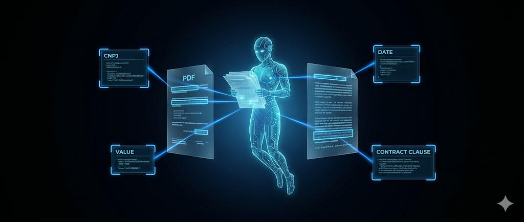 Como a IA pode ler documentos e extrair dados automaticamente